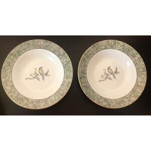 wedgwood humming birds soup bowl 8 inches Set Of 2